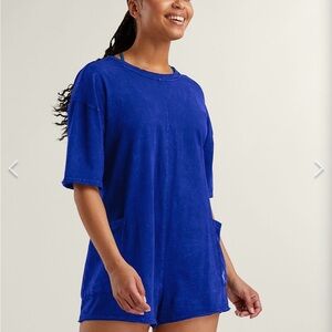 FP Movement by Free People Electric Blue Romper